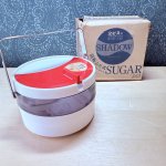 画像9: 月ロケット印　回転式シュガーポット　スペーシー　レッド　プラスチック (9)