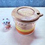 画像2: プラッシーノベルティ　シュガーポット　カラーライン　天然木　 (2)