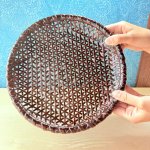 画像6: 久留米籃胎漆器　丸形菓子入れ　笊　籠 (6)