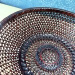 画像3: 久留米籃胎漆器　透かし網み菓子入れ　深型 (3)
