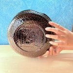 画像6: 久留米籃胎漆器　変形菓子入れ　梅の花のような形 (6)