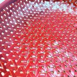画像3: 久留米籃胎漆器　笊　籠　漆　透かし　赤　菓子入れ (3)