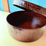 画像6: 久留米籃胎漆器　籃胎茶櫃 (6)