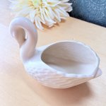 画像5: La　Donna　白鳥　スワン　陶器製置物　小物入れ　 (5)