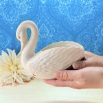 画像6: La　Donna　白鳥　スワン　陶器製置物　小物入れ　 (6)