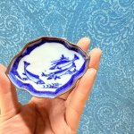 画像5: 有田焼　豆皿　鮎　川魚　2組　 (5)