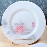 画像2: vintage　fukagawa　深川製磁　インペリアルローズ15.5cmプレート皿　2枚セット　オールド深川ビンテージ (2)