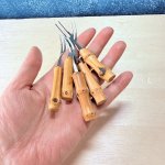 画像3: 竹製姫フォーク　5本セット (3)