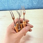 画像5: 竹製姫フォーク　5本セット (5)