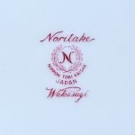 画像9: NORITAKE　ノリタケ　若杉　WAKASUGI　21cmプレート皿　2枚　3枚　各種 (9)