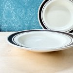 画像2: オールドミカサ　MIKASA　SANDBAR　カレーシチュー皿　ブラウンラインプレート　2枚or3枚 (2)