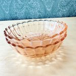画像5: 濁ったガラス　桃色　ピンク　ガラス　小鉢　淵フリル　1個〜 (5)