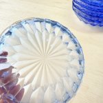 画像5: 青ガラス　放射線　ガラス器　ガラス豆皿　1枚〜 (5)