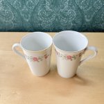 画像5: SEIEI陶器　レトロなマグカップ　花柄　形違い　各種　 (5)