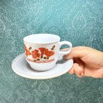 画像6: イギリス製　KILN　CRAFT　キルンクラフト　花柄　カップ＆ソーサー　vintage (6)