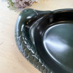 画像3: wald made in italy　オーバルプレート　鳥　green　イタリア食器 (3)