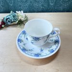 画像3: NORITAKEノリタケ　ブルーフルール　カップ＆ソーサー　花柄　1客 (3)