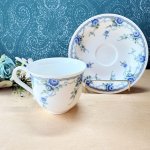 画像5: NORITAKEノリタケ　ブルーフルール　カップ＆ソーサー　花柄　1客 (5)