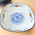 画像2: 平安橘吉　たち吉　色絵　煮物鉢　5客揃　花　TACHIKICHI　和食器 (2)