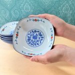 画像5: 平安橘吉　たち吉　色絵　煮物鉢　5客揃　花　TACHIKICHI　和食器 (5)