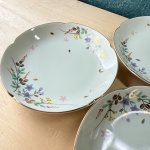 画像4: 橘吉　たち吉　万葉花　銘々皿　花柄　5枚揃え　TACHIKICHI (4)