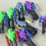 画像11: ★グリコのオマケのような小さなロボット人形3個セット　3色アソート (11)
