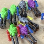 画像12: ★グリコのオマケのような小さなロボット人形3個セット　3色アソート (12)