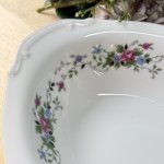 画像3: 純喫茶　レモン型カレーシチュー皿　花柄　1枚〜 (3)