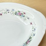 画像4: 純喫茶　レモン型カレーシチュー皿　花柄　1枚〜 (4)