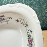 画像5: 純喫茶　レモン型カレーシチュー皿　花柄　1枚〜 (5)