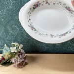 画像6: 純喫茶　レモン型カレーシチュー皿　花柄　1枚〜 (6)