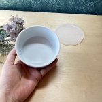 画像5: 蓋付き保存容器　ブルーフラワー　青い花柄　1個 (5)