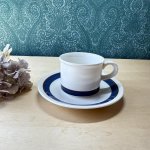 画像1: 純喫茶　ブルーライン　カップ＆ソーサー　 (1)