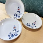 画像4: オールド深川　FUKAGAWA 　菊　花　皿　18cm　2枚or3枚 (4)
