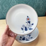 画像9: オールド深川　FUKAGAWA 　菊　花　皿　18cm　2枚or3枚 (9)