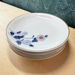 画像11: オールド深川　FUKAGAWA 　菊　花　皿　18cm　2枚or3枚 (11)