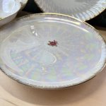 画像5: パール食器　まとめ売り！　平皿　サラダボウル　花柄レトロ (5)