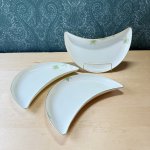 画像1: fukagawa　深川製磁　宮内庁ご用達　紅葉　三日月　3枚 (1)