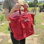 画像7: ピンクハウス　pinkHouse　vintage　マザーズバッグ　赤チェック　ビッグトートバッグ (7)