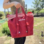 画像17: ピンクハウス　pinkHouse　vintage　マザーズバッグ　赤チェック　ビッグトートバッグ (17)