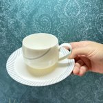 画像7: HOYA　newivory　カップ＆ソーサー　モダングレー　 (7)