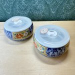 画像2: 有田焼　蓋をしたままレンジでOK　保存容器　陶器製　2個セット (2)