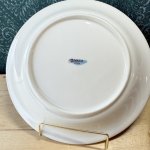 画像6: グリーンのレトロ模様が素敵なプレート皿　19cm　1枚〜 (6)