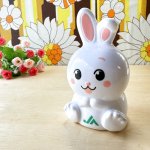 画像1: ちいかわ似？JA山口県　マスコットバンク　貯金箱　うさぎ年　兎 (1)