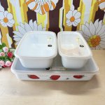 画像5: EJIRY　エジリー蓋付ホーローバット　strawberry　いちご　ストロベリー　保存容器　小中大　3個セット (5)