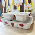 画像6: EJIRY　エジリー蓋付ホーローバット　strawberry　いちご　ストロベリー　保存容器　小中大　3個セット (6)