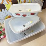 画像10: EJIRY　エジリー蓋付ホーローバット　strawberry　いちご　ストロベリー　保存容器　小中大　3個セット (10)
