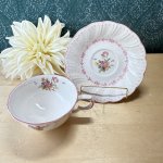 画像8: NIKKO　ニッコー　doublephoenix　ピオニール　ティーカップ＆ソーサー　ピンク系花柄　 (8)