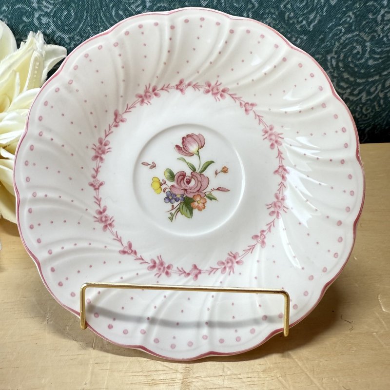 画像9: NIKKO　ニッコー　doublephoenix　ピオニール　ティーカップ＆ソーサー　ピンク系花柄　 (9)