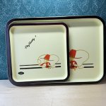画像6: はらたいら　角型トレー　大きなお盆と小さなお盆のセット (6)